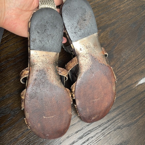 Just Cavalli Vintage leather sandals - Picture 9 of 11